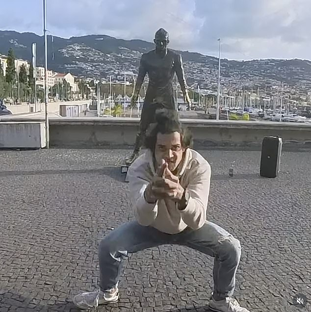 Portuguese Police Pursue Person Who Set Cristiano Ronaldo Statue on Fire