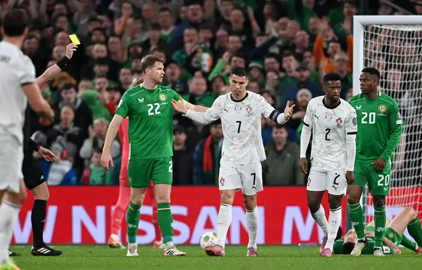 Portugal team shocked after Ronaldo's Dublin disaster